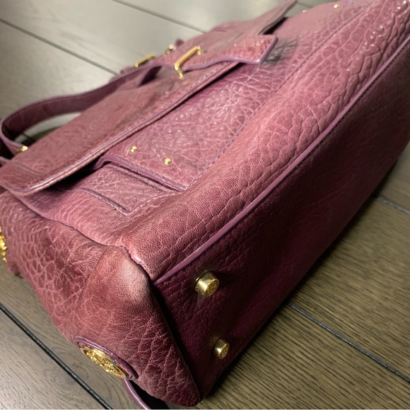 Authentic Tory Burch 797 Plum satchel - Picture 6 of 6